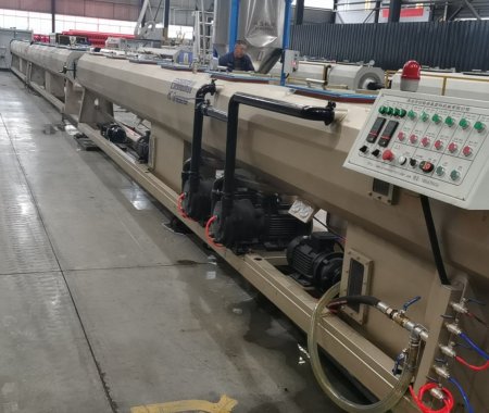 75-250mmhdpe管設備達到700kg/h的產量