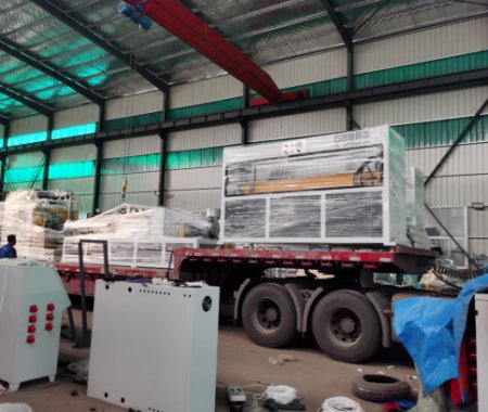 河南客戶回購3條生產(chǎn)線，今天發(fā)貨第一車！